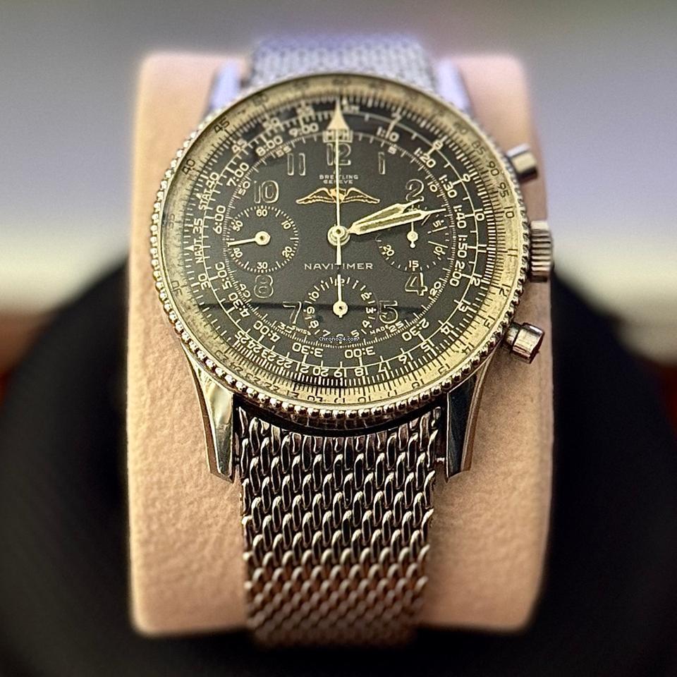 Breitling Navitimer 1958 Navitimer AOPA 806 RARE! Genuine Milanese bracelet