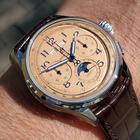 Breitling Premier B25 Datora Copper Dial Annual Calendar MoonPhase Chronograph