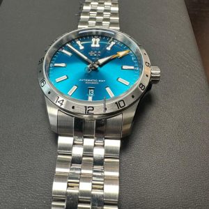 Christopher Ward C63 Sealander GMT CW C63 Sealander GMT used full set of papers warranty card