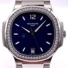 Patek Philippe Nautilus 7118/1200A Ladies Nautilus Diamond Bezel Blue Dial Unworn 2024