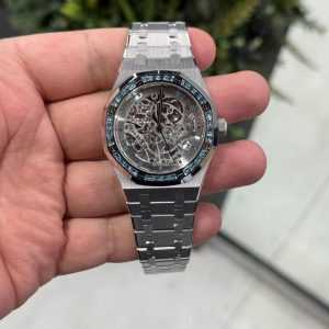 Audemars Piguet Royal Oak Double Balance Wheel Openworked 15412BC Double Balance Wheel Openworked 41mm White Gold Topaz Special Edition